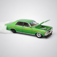 1:24 Scale XW GS Falcon Custom Burnout Car Lime Green by DDA Collectibles