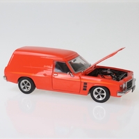 1:24 Scale Mandarin Red Holden HJ Sandman Panel Van by DDA Collectibles