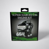 1:24 LC/LJ Supercharged LS6 Torana Engine Plastic Kit Accessory by DDA Collectibles