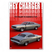 1972 Valiant VH Charger R/T E49 Limited Edition Print by Peter Hughes