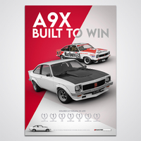 1977 Holden LX Torana A9X Palais White Limited Edition Print by Peter Hughes