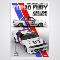 George Fury 1984 James Hardie 1000 Pole Position Limited Edition Print