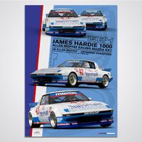Allan Moffat Racing Mazda RX7 1984 James Hardie 1000 Limited Edition Print