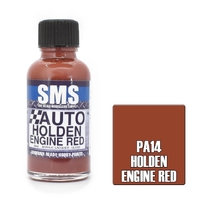 Auto Colour HOLDEN ENGINE RED (LATE 60s) 30ml by SMS Paints