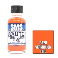 Auto Colour VERMILLION FIRE 30ml by SMS Paints