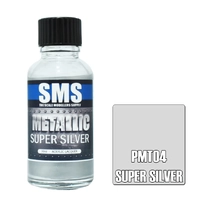 Metallic SUPER SILVER 30ml by SMS Paints