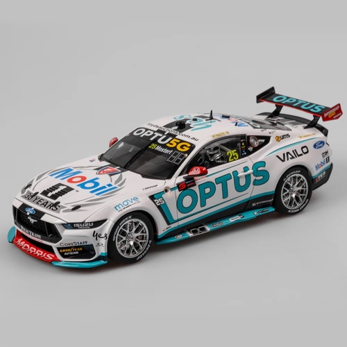 1:18 Scale Mobil 1 Optus Racing #25 Mostert Ford Mustang GT Model Car 2023 Supercars Championship