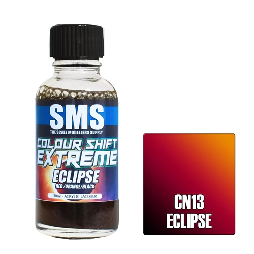 Colour Shift Extreme ECLIPSE (RED/ORANGE/BLACK) 30ml by SMS Paints