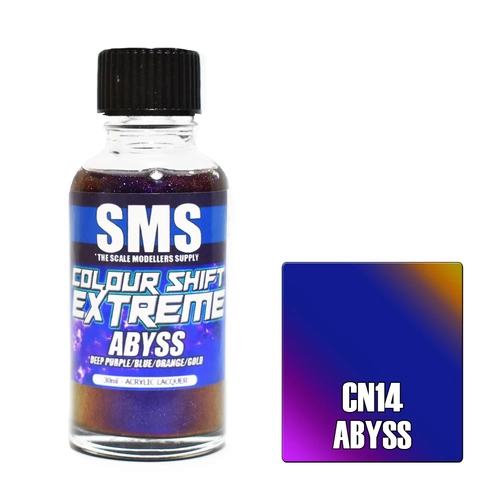 Colour Shift Extreme ABYSS (DEEP PURPLE/BLUE/ORANGE/GOLD) 30ml by SMS Paints