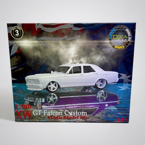 1:24 Ford Falcon XW GT Custom Plastic Model Car Kits by DDA Collectibles