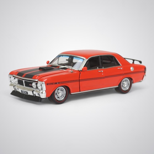 1:24 Scale Vermillion Fire Ford XY Falcon GTHO Phase III Model Car by DDA Collectibles