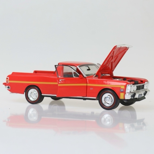 1:24 Scale Red 1970 XW GTHO Ford Falcon Ute model diecast replica by DDA Collectibles