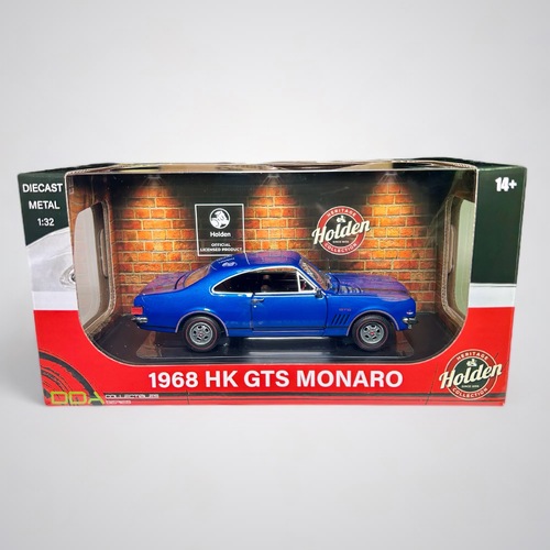 DDA Collectibles,1:32 Scale 1968 Holden HK GTS Monaro in Starfire Blue by DDA Collectibles