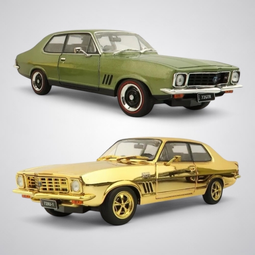 1:24 Scale 1972 50th Anniversary Holden LJ Torana Model Car Twin Set by DDA Collectibles