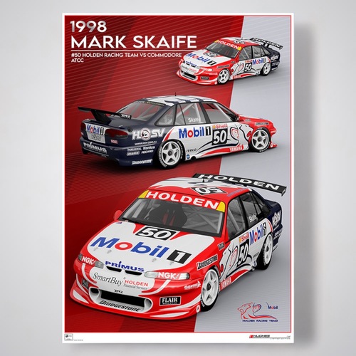 Mark Skaife's 1998 HRT VS Commodore Limited Edition Print by Peter Hughes Motorsport
