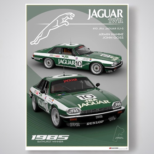 1985 James Hardie 1000 WINNER JAGUAR XJ-S by Limited Edition Print