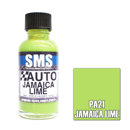 Auto Colour JAMAICA LIME 30ml by SMS Paints