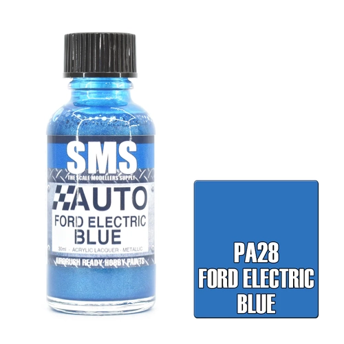 Auto Colour FORD ELECTRIC BLUE 30ml by SMS Paints