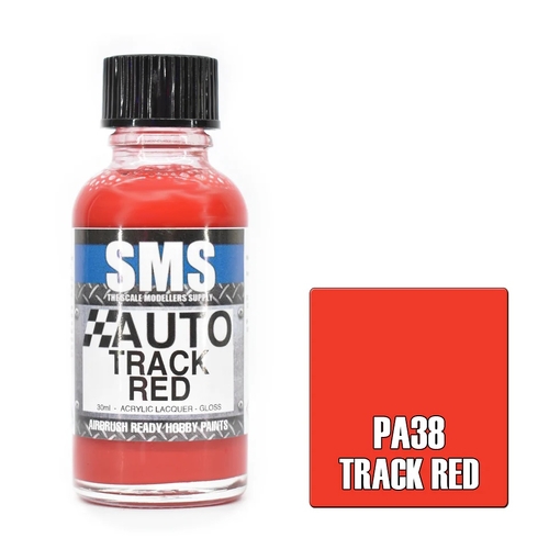 Auto Colour TRACK RED 30ml by SMS Paints