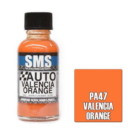 Auto Colour VALENCIA ORANGE 30ml by SMS Paints