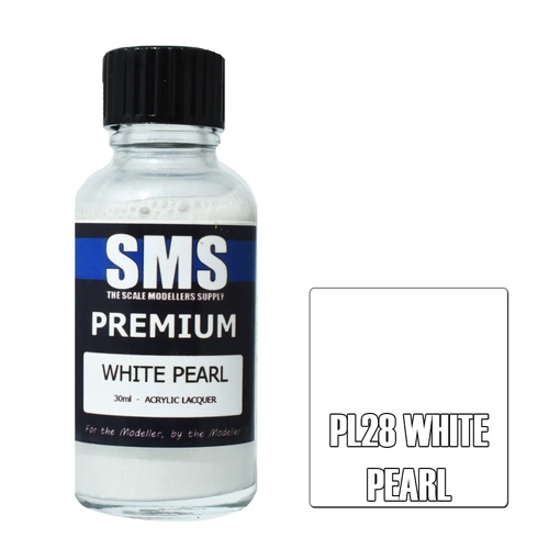 Premium WHITE PEARL 30ml by SMS Paints